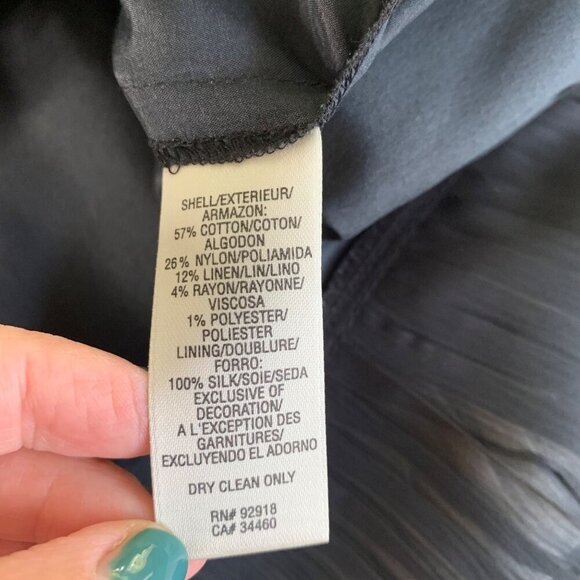 Juicy Couture Black Textured Mini Skater Spaghetti Strap Pleated Tulle Dress Sz4 - Picture 4 of 9